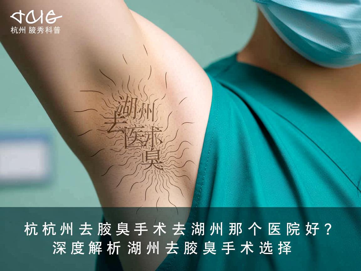 杭州腋秀科普，去腋臭手术去湖州那个医院好？深度解析湖州去腋臭手术选择