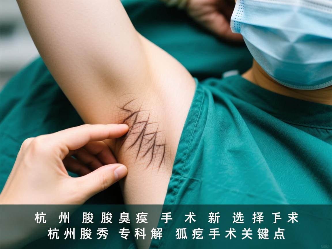 杭州腋臭手术新选择，杭州腋秀专科解析狐臭手术关键点