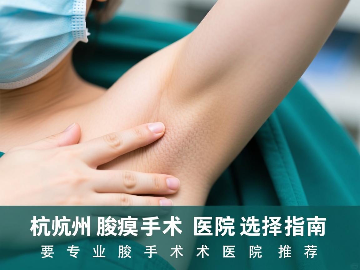 杭州腋臭手术医院选择指南,专业腋臭手术医院推荐 杭州腋臭手术医院选择指南,专业腋臭手术医院推荐