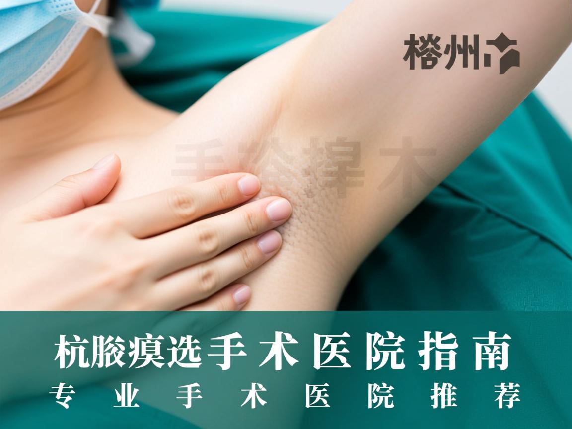 杭州腋臭手术医院选择指南,专业腋臭手术医院推荐 杭州腋臭手术医院选择指南,专业腋臭手术医院推荐