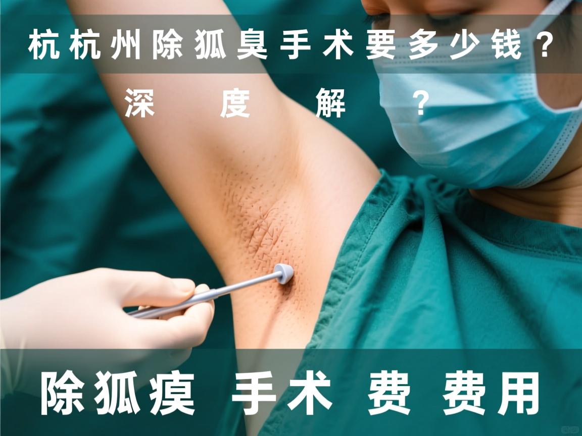 杭州除狐臭手术要多少钱?深度解析除狐臭手术费用 杭州除狐臭手术要多少钱?深度解析除狐臭手术费用