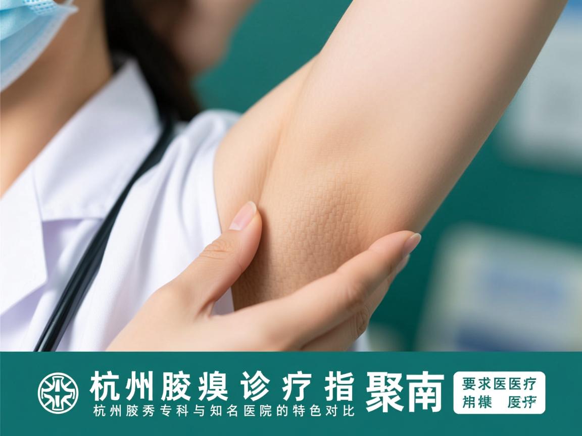 杭州腋臭诊疗指南，聚焦杭州腋秀专科与知名医院的特色对比