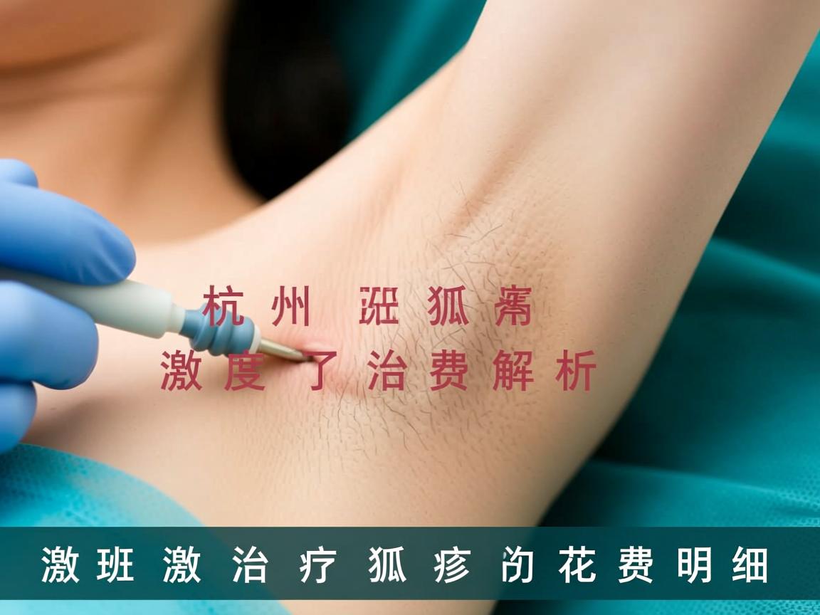 杭州激光治疗狐臭费用解析，深度了解激光治疗狐臭的花费明细
