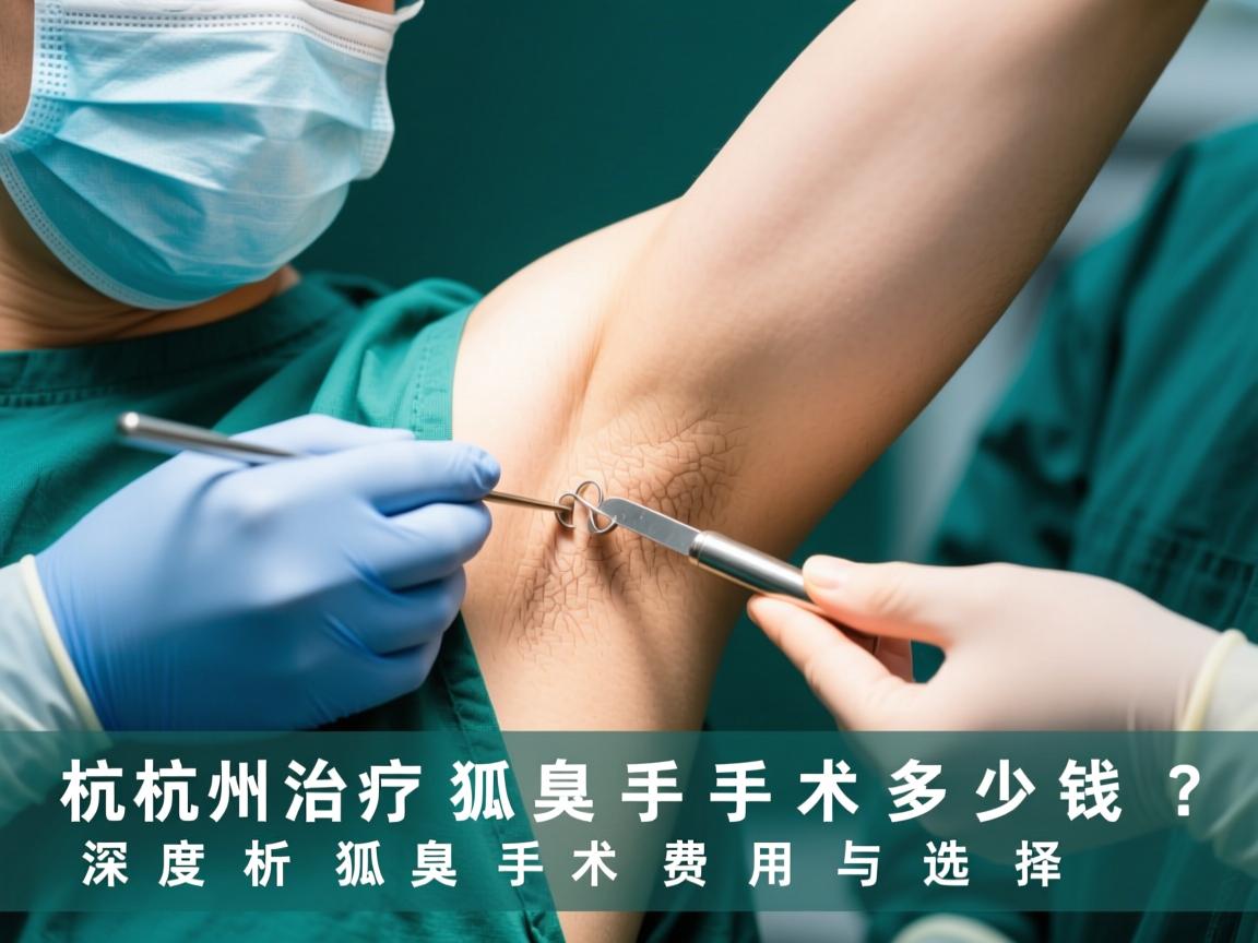 杭州治疗狐臭手术多少钱？深度解析狐臭手术费用与选择