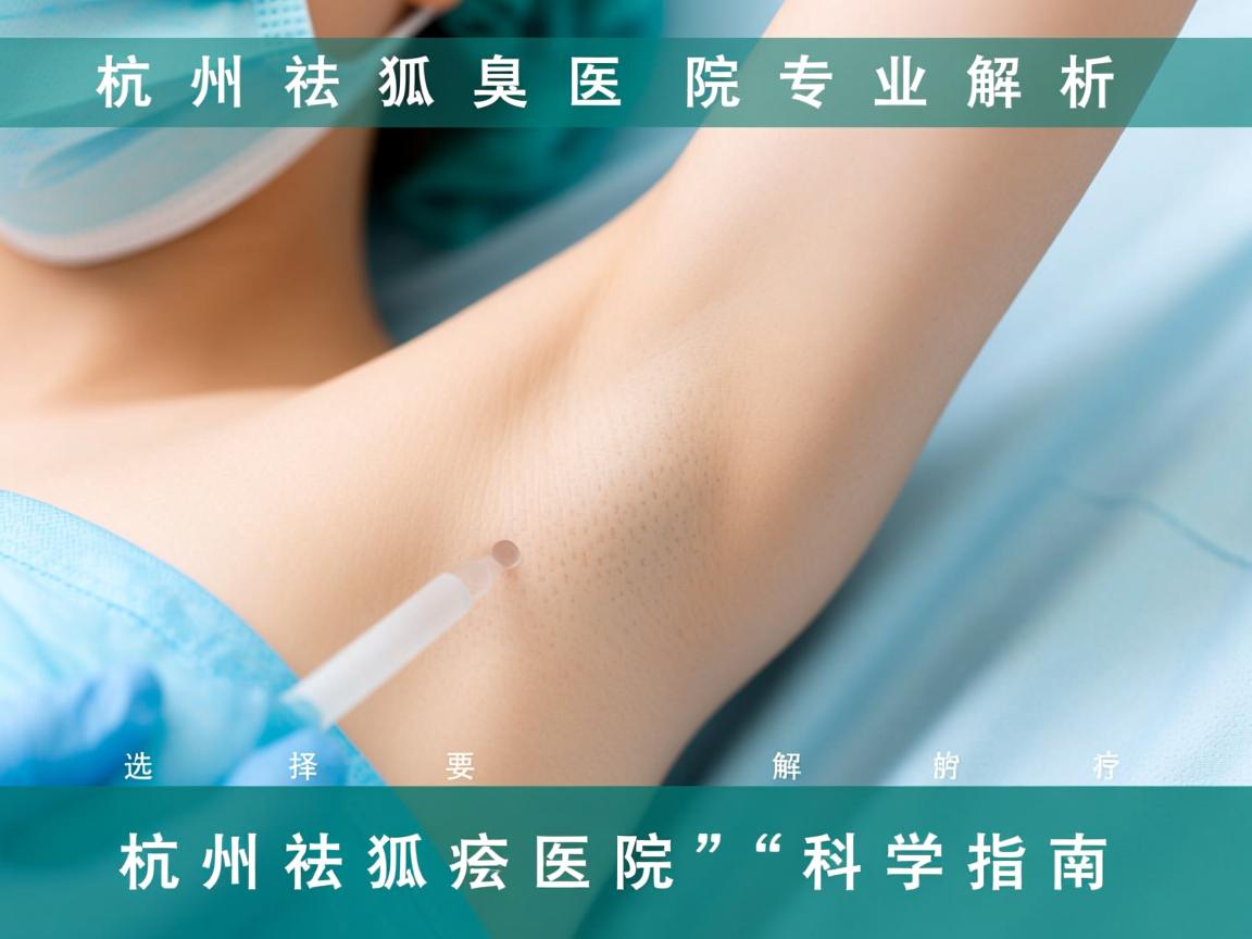 杭州祛狐臭医院专业解析，选择杭州祛狐臭医院的科学指南
