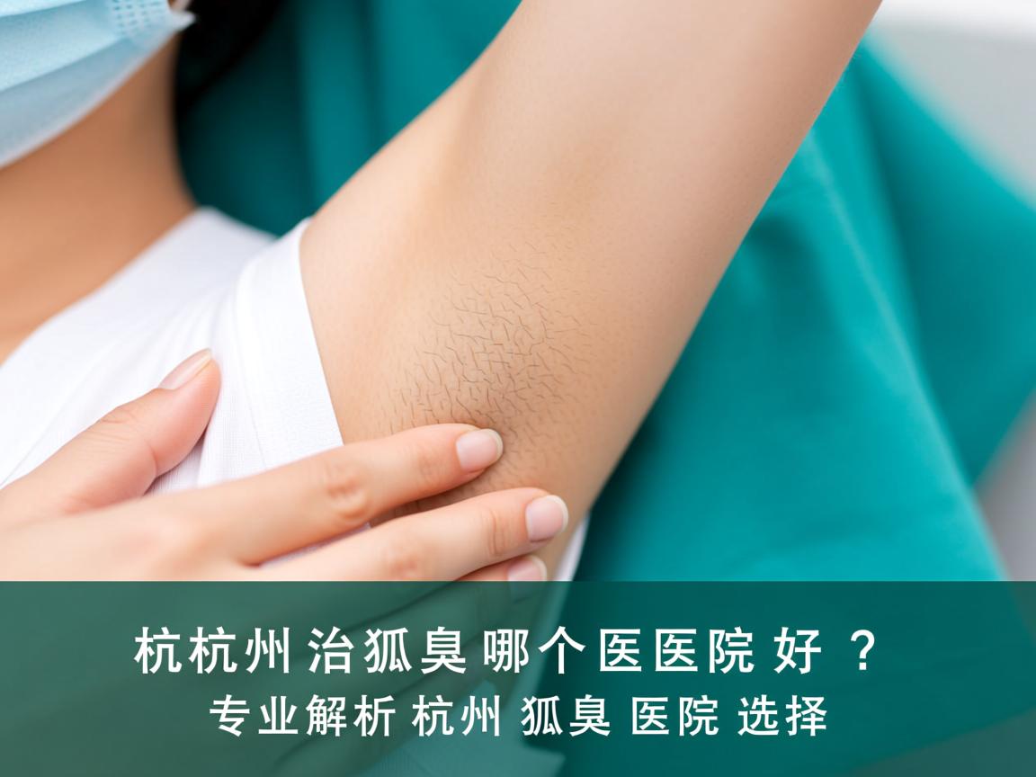 杭州治狐臭哪个医院好？专业解析杭州狐臭医院的选择