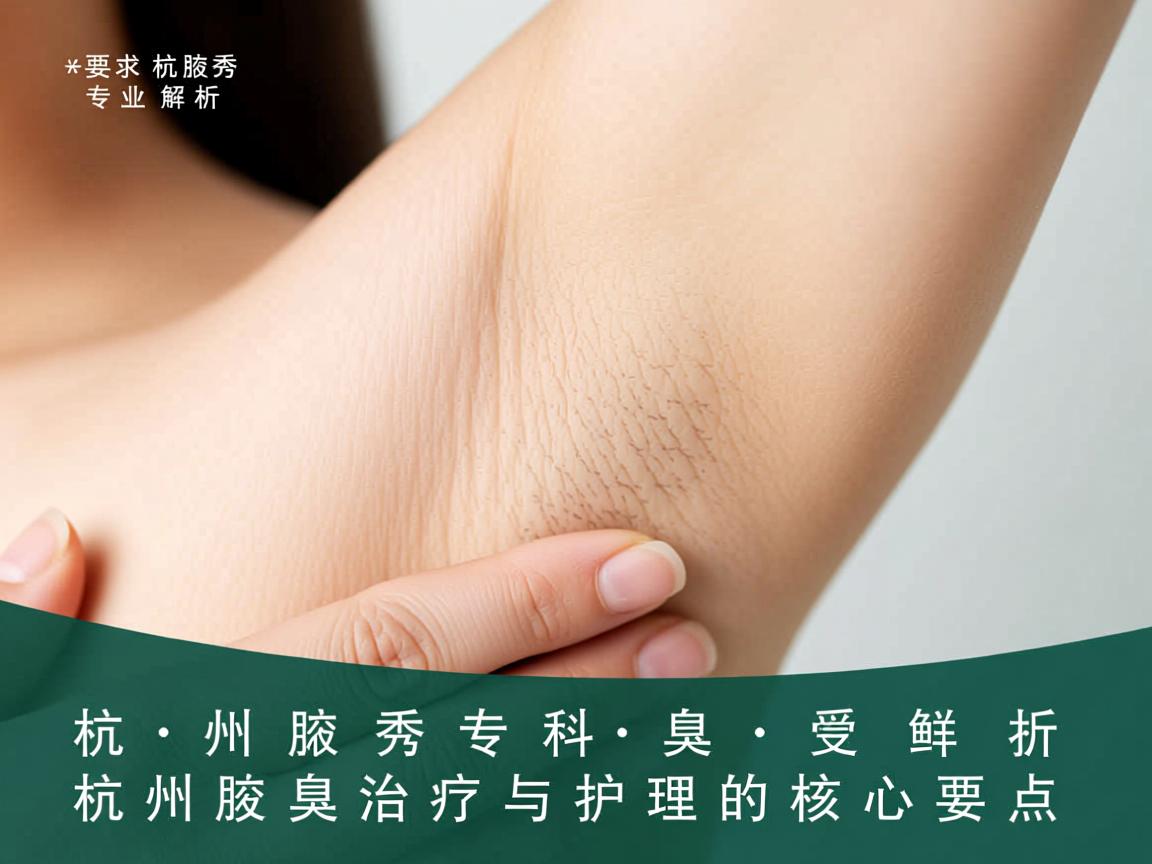 杭州腋秀专科，专业解析杭州腋臭治疗与护理的核心要点