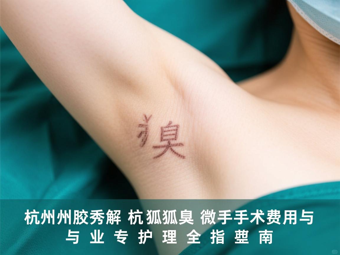 杭州腋秀解析,杭州狐臭微创手术费用与专业护理全指南 杭州腋秀解析,杭州狐臭微创手术费用与专业护理全指南