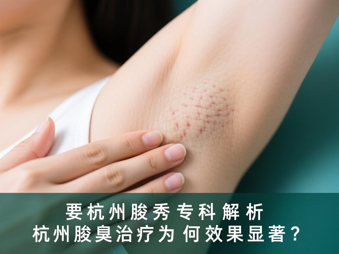 杭州腋秀专科解析,杭州腋臭治疗为何效果显著? 杭州腋秀专科解析,杭州腋臭治疗为何效果显著?