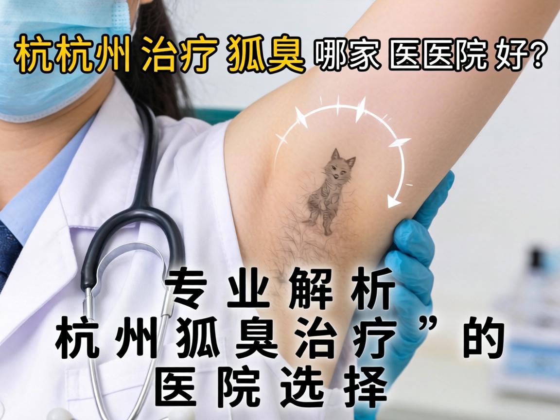 杭州治疗狐臭哪家医院好？专业解析杭州狐臭治疗的医院选择