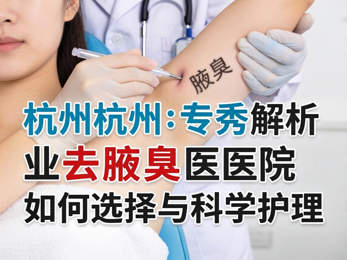 杭州腋秀解析，杭州专业去腋臭医院如何选择与科学护理