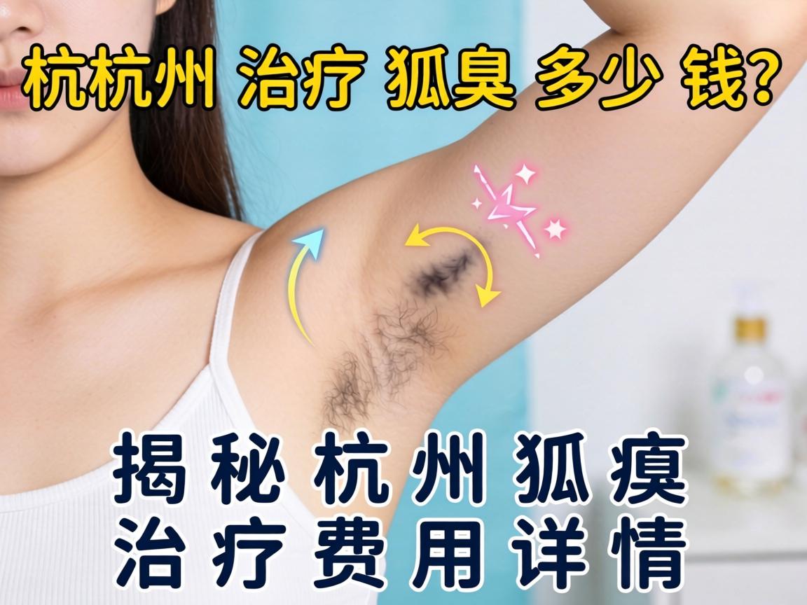 杭州治疗狐臭多少钱？揭秘杭州狐臭治疗费用详情