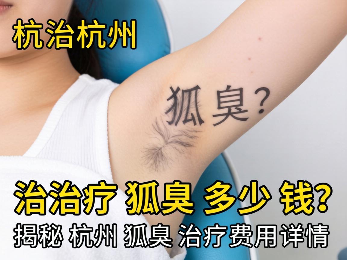 杭州治疗狐臭多少钱？揭秘杭州狐臭治疗费用详情