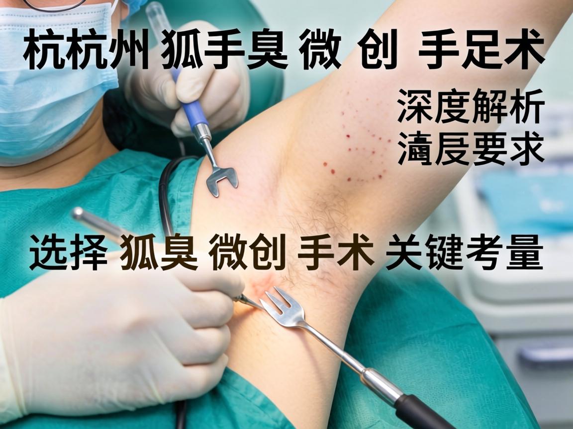 杭州狐臭微创手术深度解析，选择狐臭微创手术的关键考量