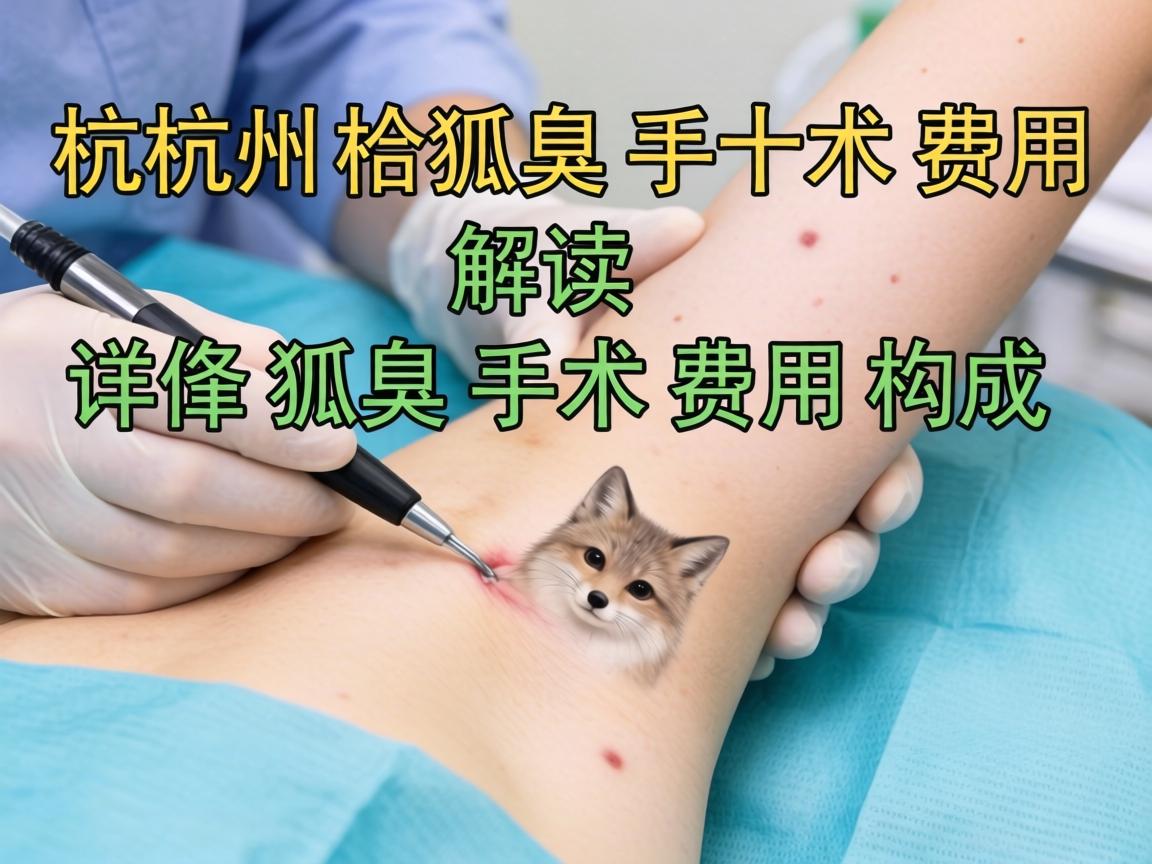 杭州狐臭手术费用解读，详解狐臭手术费用构成