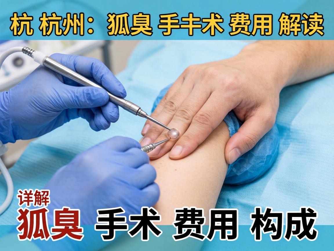 杭州狐臭手术费用解读，详解狐臭手术费用构成