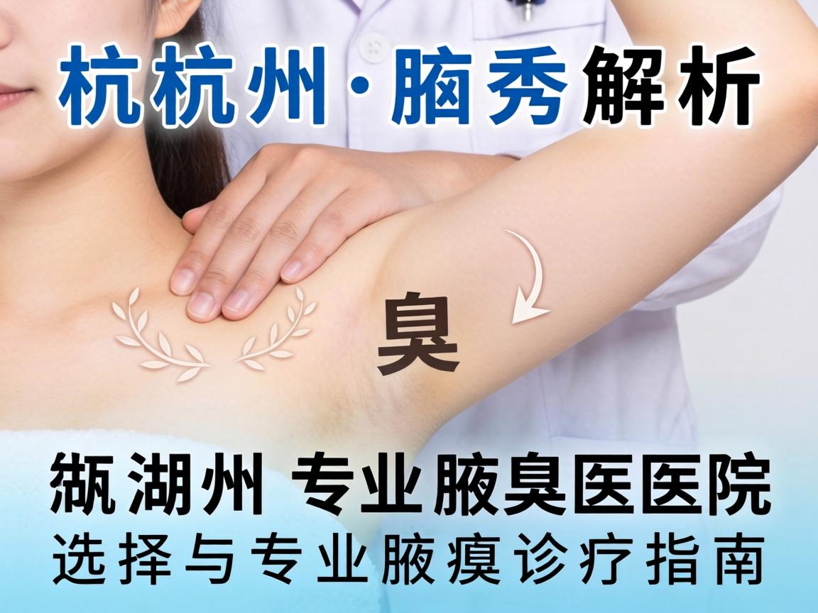 杭州腋秀解析，湖州专业腋臭医院选择与专业腋臭诊疗指南