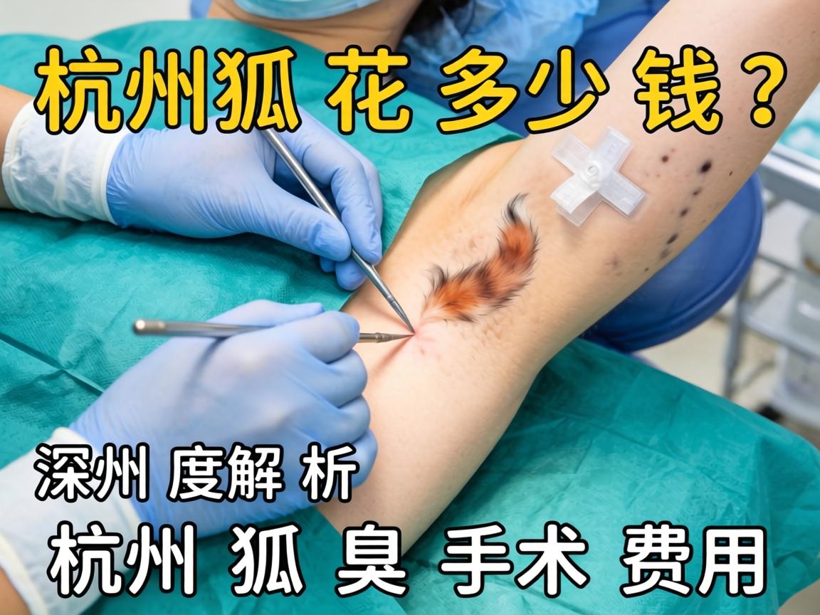 杭州狐臭手术花多少钱？深度解析杭州狐臭手术费用
