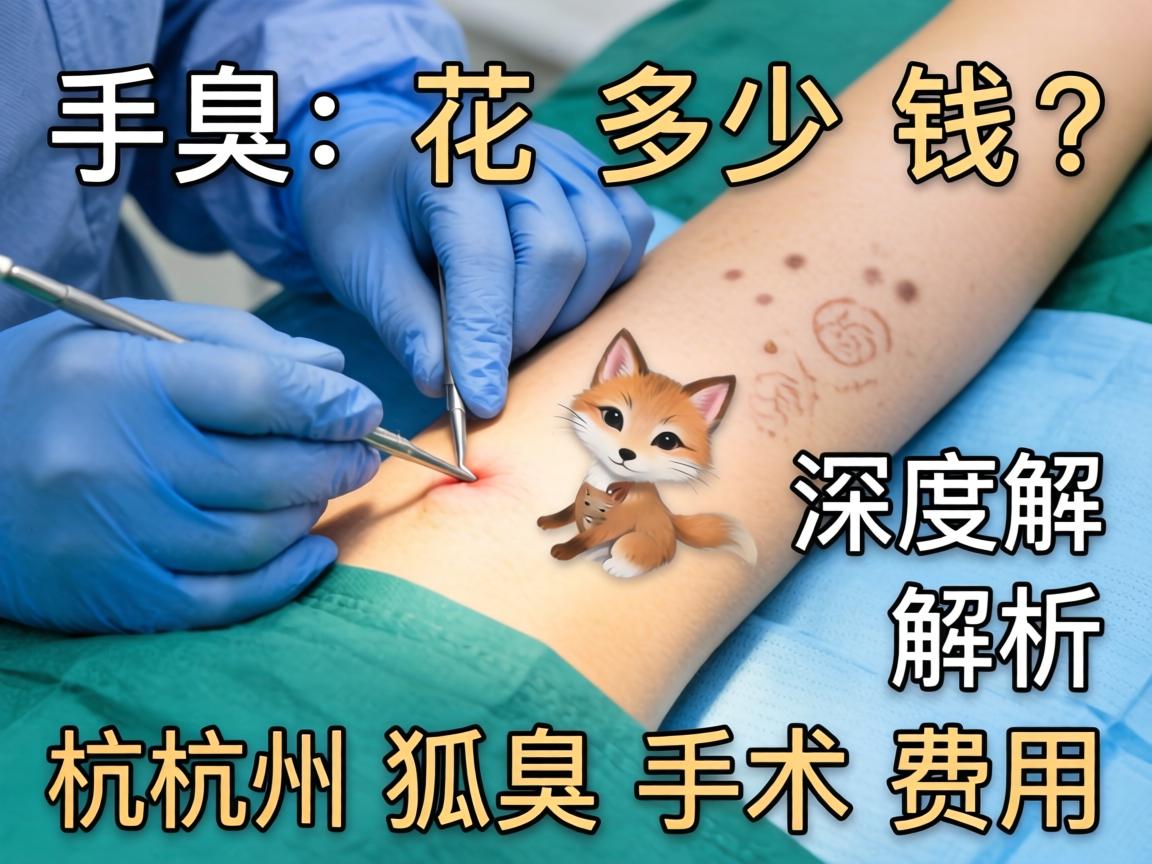 杭州狐臭手术花多少钱？深度解析杭州狐臭手术费用