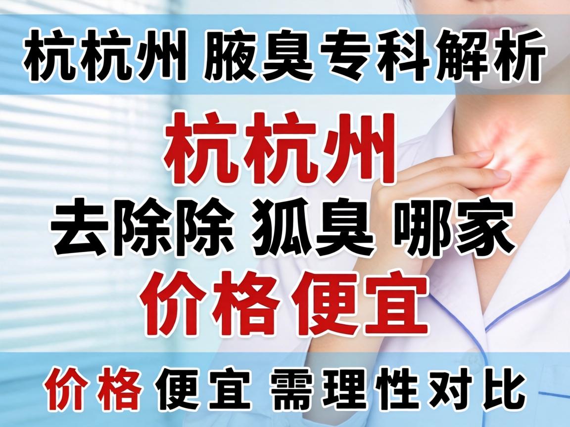 杭州腋臭专科解析,杭州去除狐臭哪家价格便宜,价格便宜需理性对比 杭州腋臭专科解析,杭州去除狐臭哪家价格便宜,价格便宜需理性对比