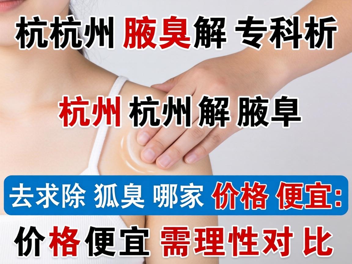 杭州腋臭专科解析,杭州去除狐臭哪家价格便宜,价格便宜需理性对比 杭州腋臭专科解析,杭州去除狐臭哪家价格便宜,价格便宜需理性对比