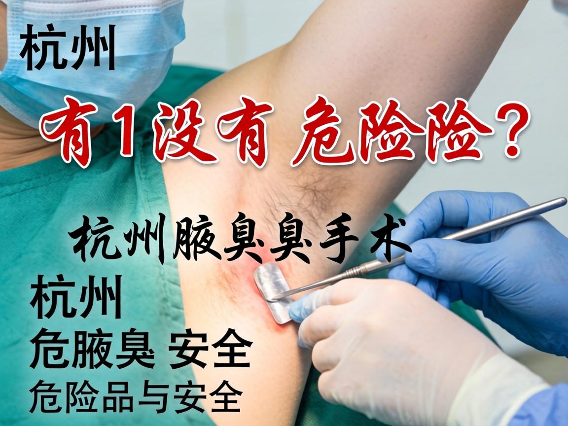 杭州腋臭手术有没有危险？详解杭州腋臭手术的危险与安全