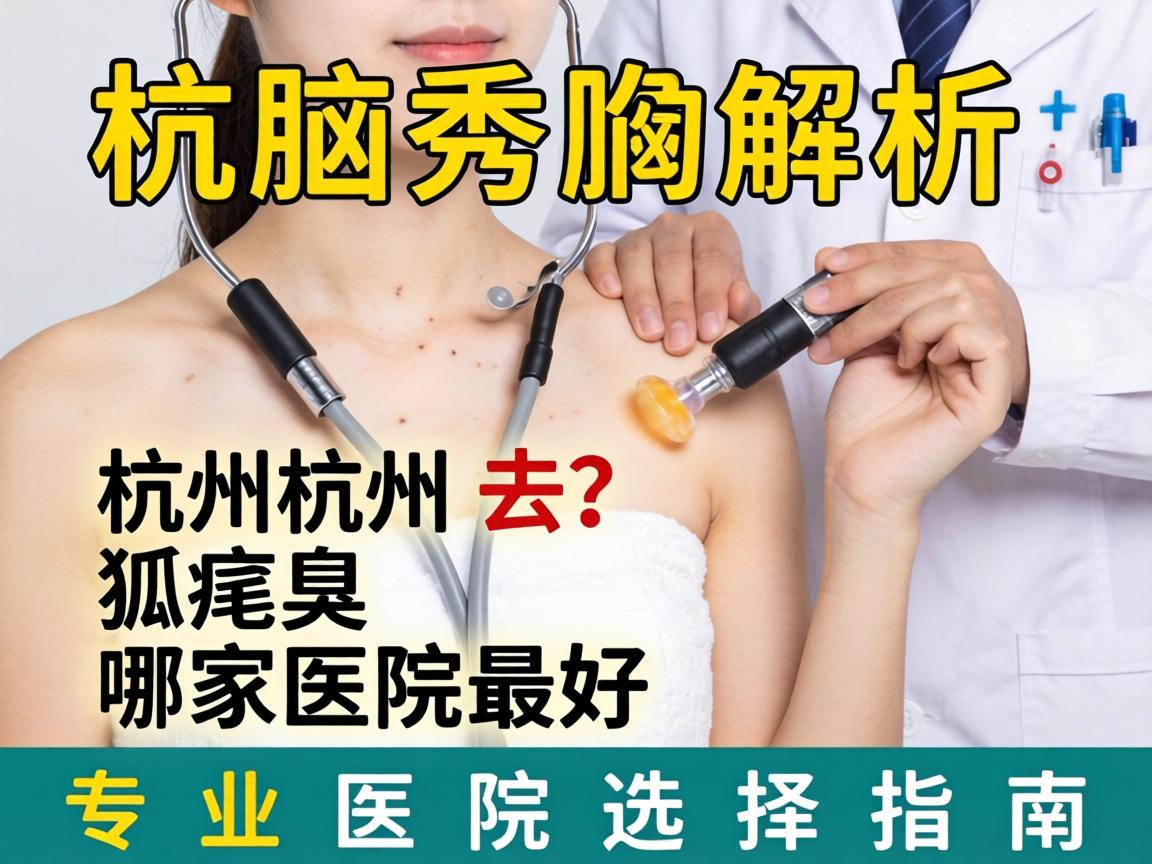 杭州腋秀解析，杭州去狐臭哪家医院最好，专业医院选择指南