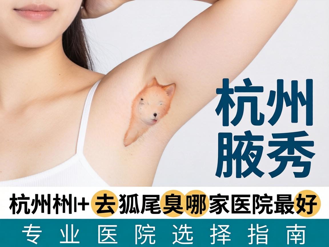 杭州腋秀解析，杭州去狐臭哪家医院最好，专业医院选择指南