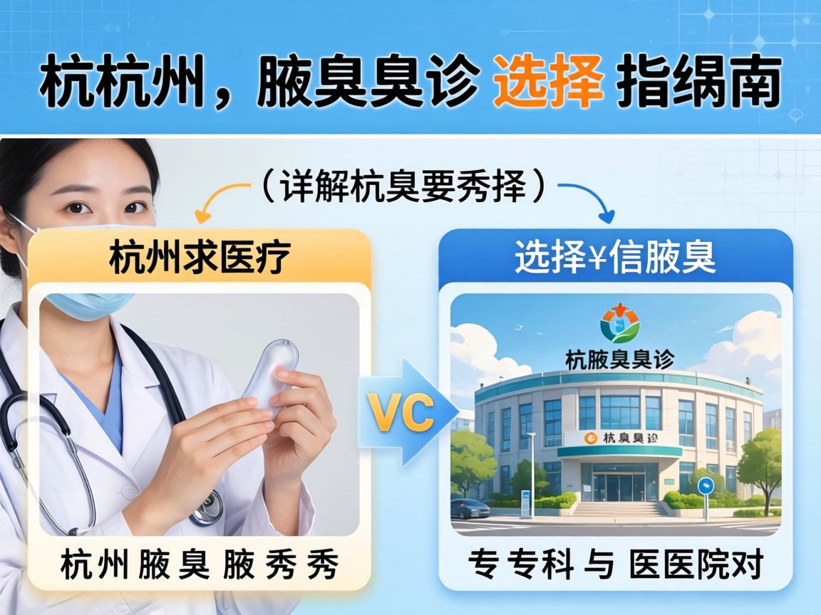 杭州腋臭诊疗选择指南，详解杭州腋秀专科与医院对比