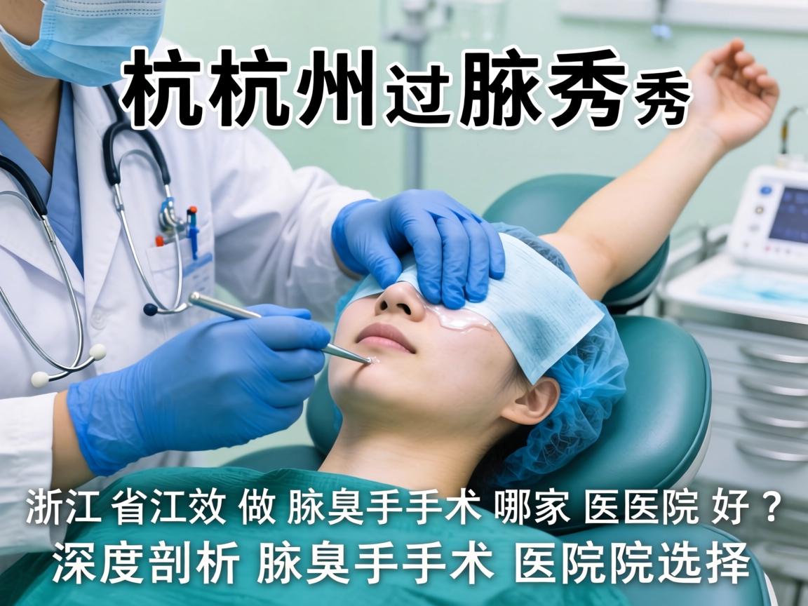杭州腋秀解析，浙江省做腋臭手术哪家医院好？深度剖析腋臭手术医院选择