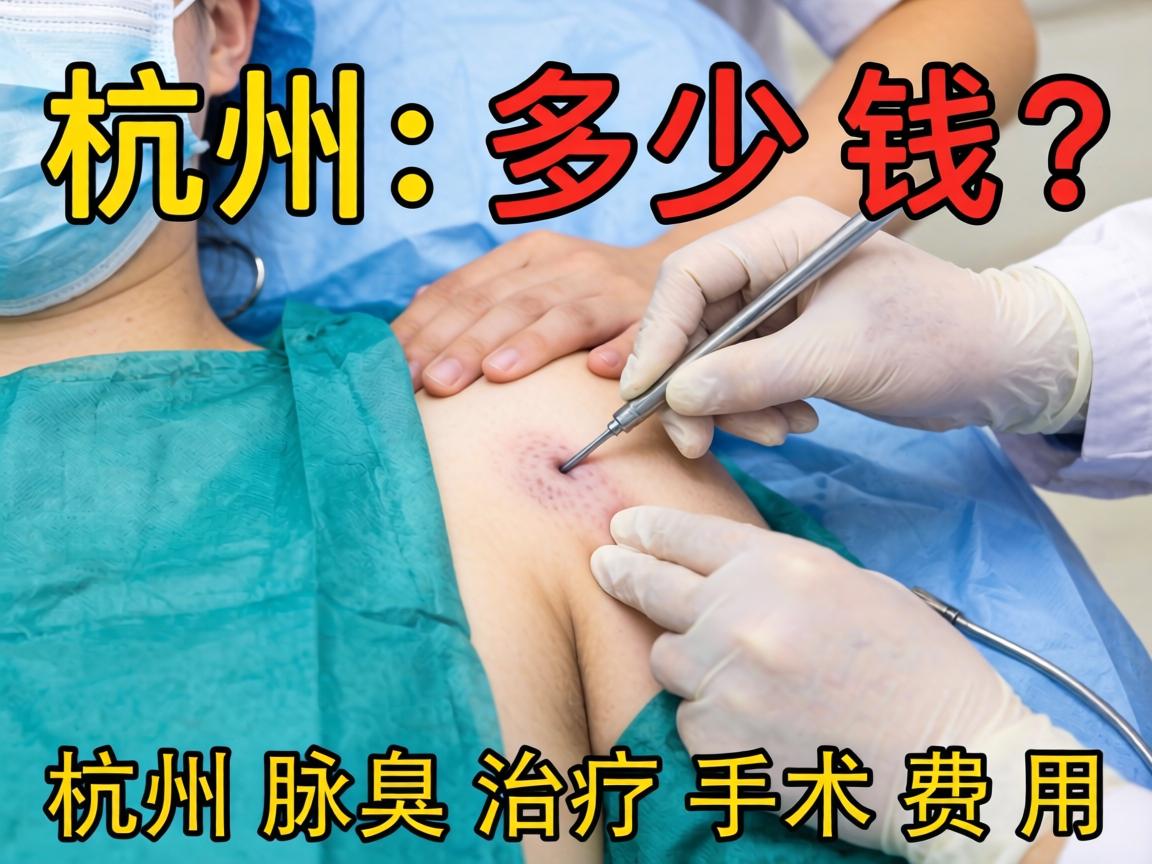 杭州腋臭手术多少钱？详解杭州腋臭治疗手术费用