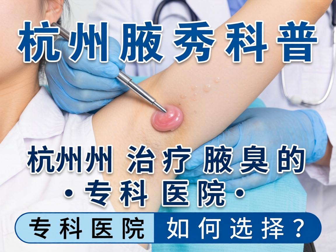 杭州腋秀科普,杭州治疗腋臭的专科医院,专科医院如何选择? 杭州腋秀科普,杭州治疗腋臭的专科医院,专科医院如何选择?