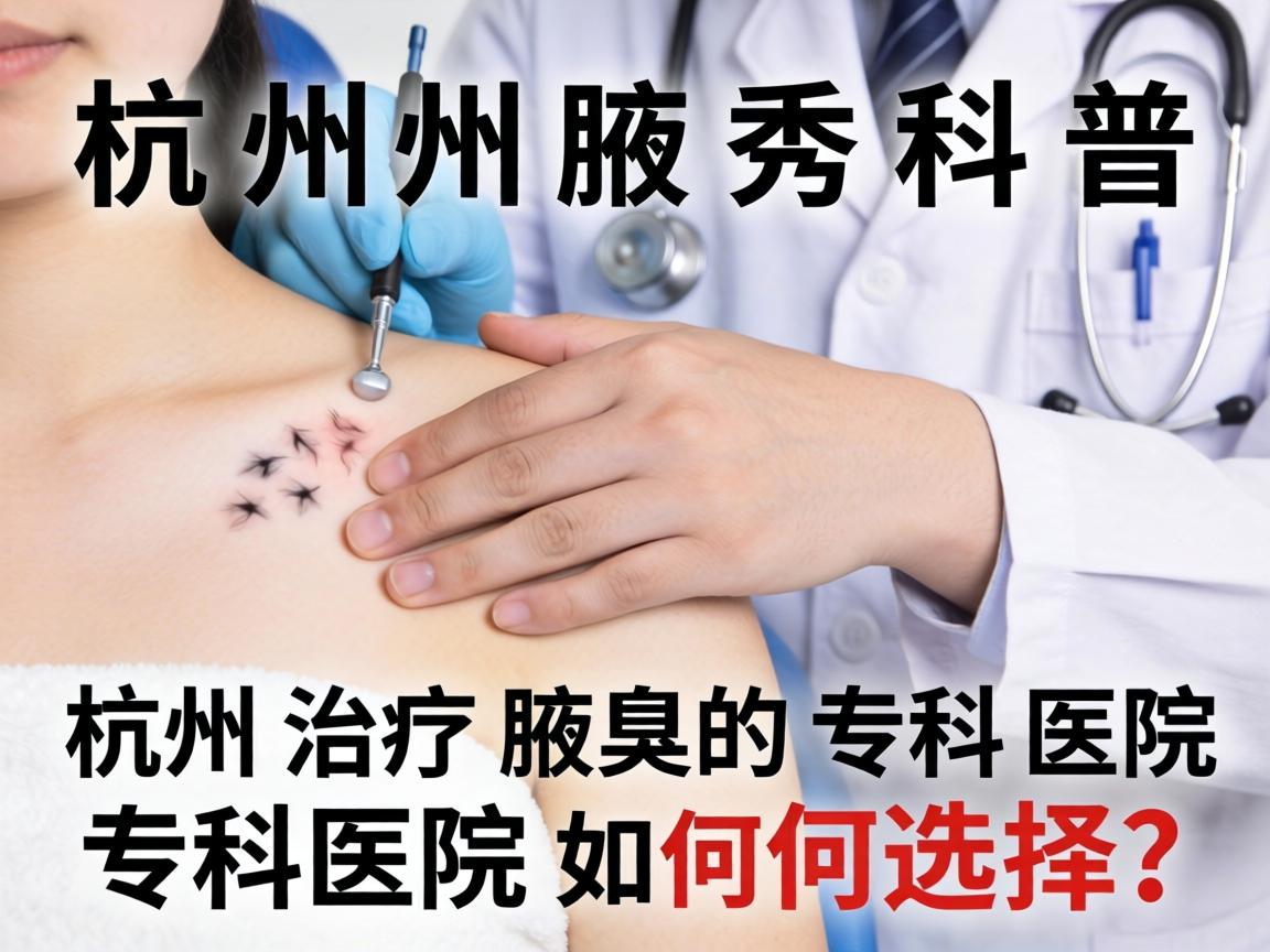 杭州腋秀科普,杭州治疗腋臭的专科医院,专科医院如何选择? 杭州腋秀科普,杭州治疗腋臭的专科医院,专科医院如何选择?