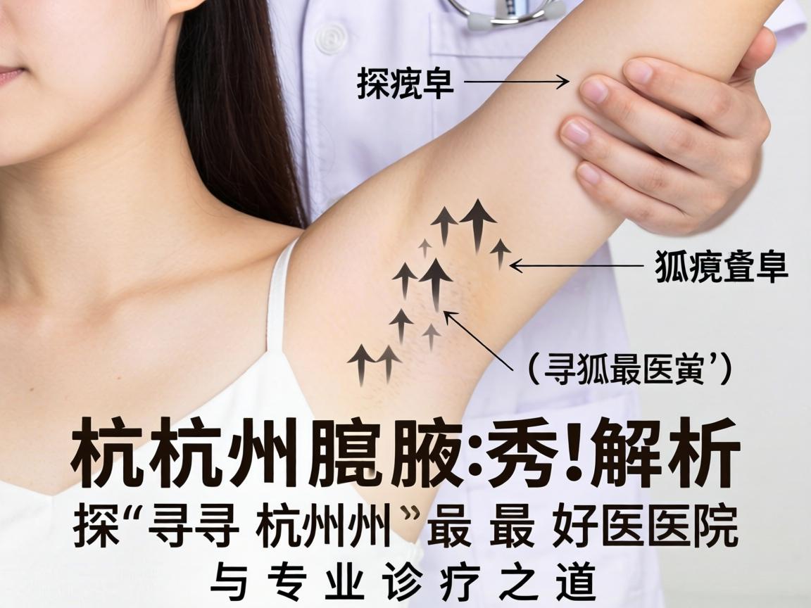 杭州腋秀解析，探寻杭州狐臭最好医院与专业诊疗之道
