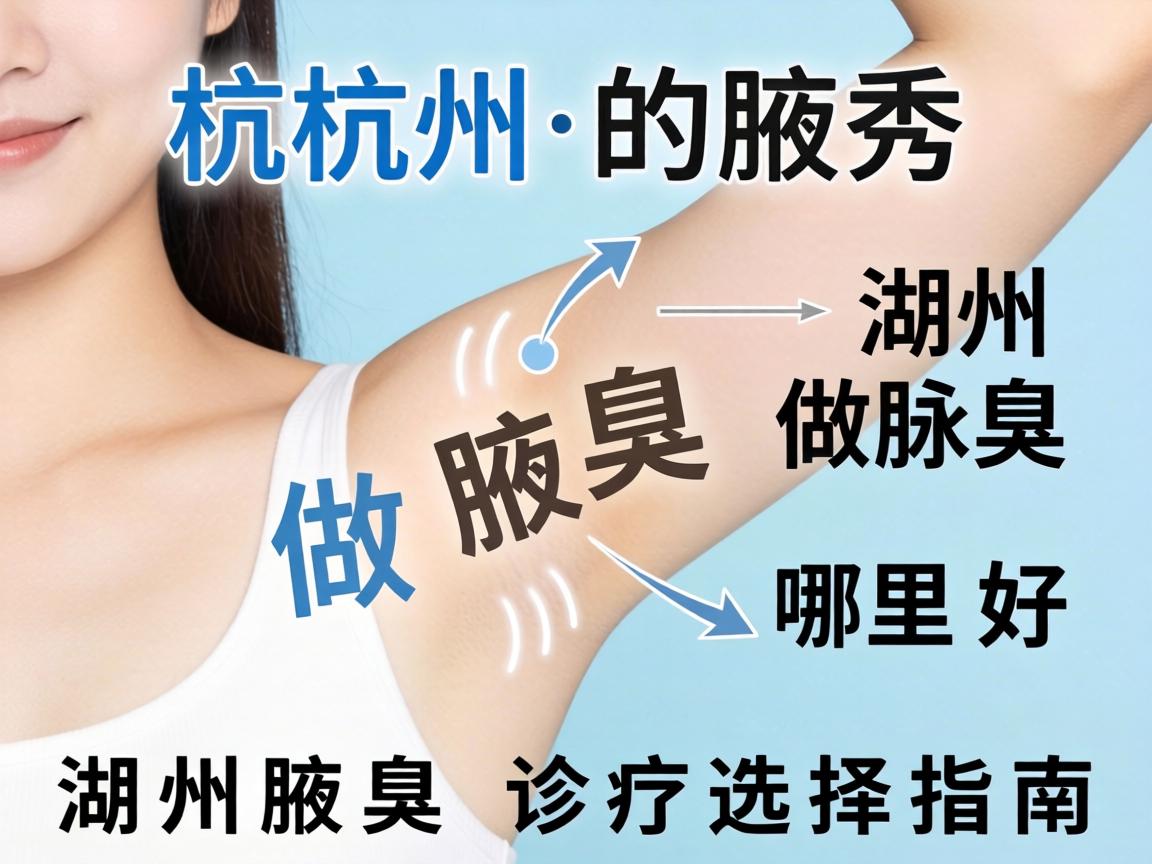 杭州腋秀解析，在湖州做腋臭哪里好，湖州腋臭诊疗选择指南
