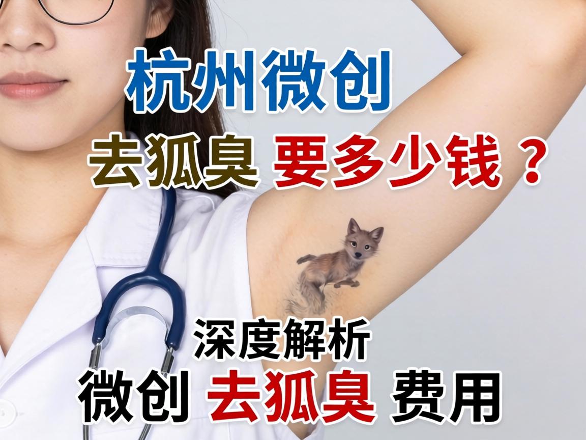 杭州微创去狐臭要多少钱？深度解析微创去狐臭费用