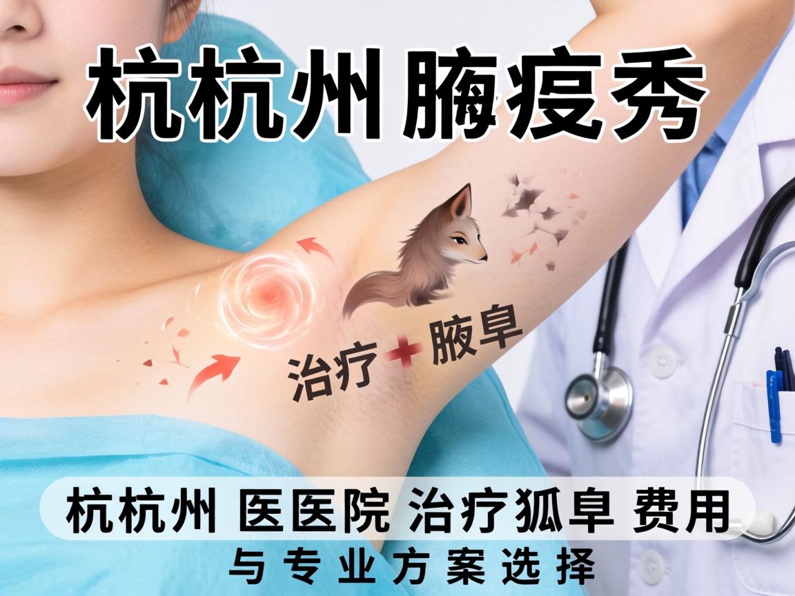 杭州腋秀解析，杭州医院治疗狐臭费用与专业方案选择