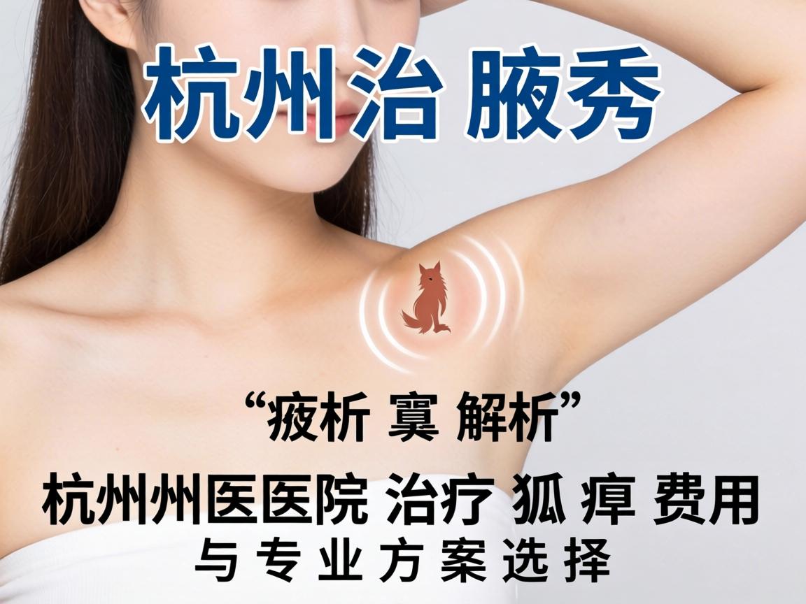 杭州腋秀解析，杭州医院治疗狐臭费用与专业方案选择