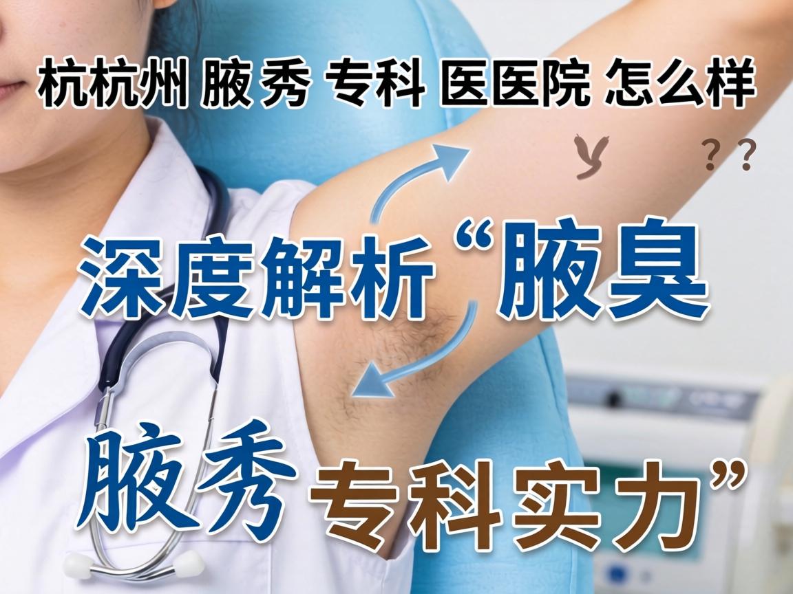 杭州腋秀专科医院怎么样？深度解析腋秀专科实力