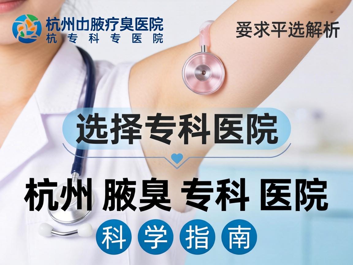 杭州腋臭专科医院解析,选择杭州腋臭专科医院的科学指南 杭州腋臭专科医院解析,选择杭州腋臭专科医院的科学指南