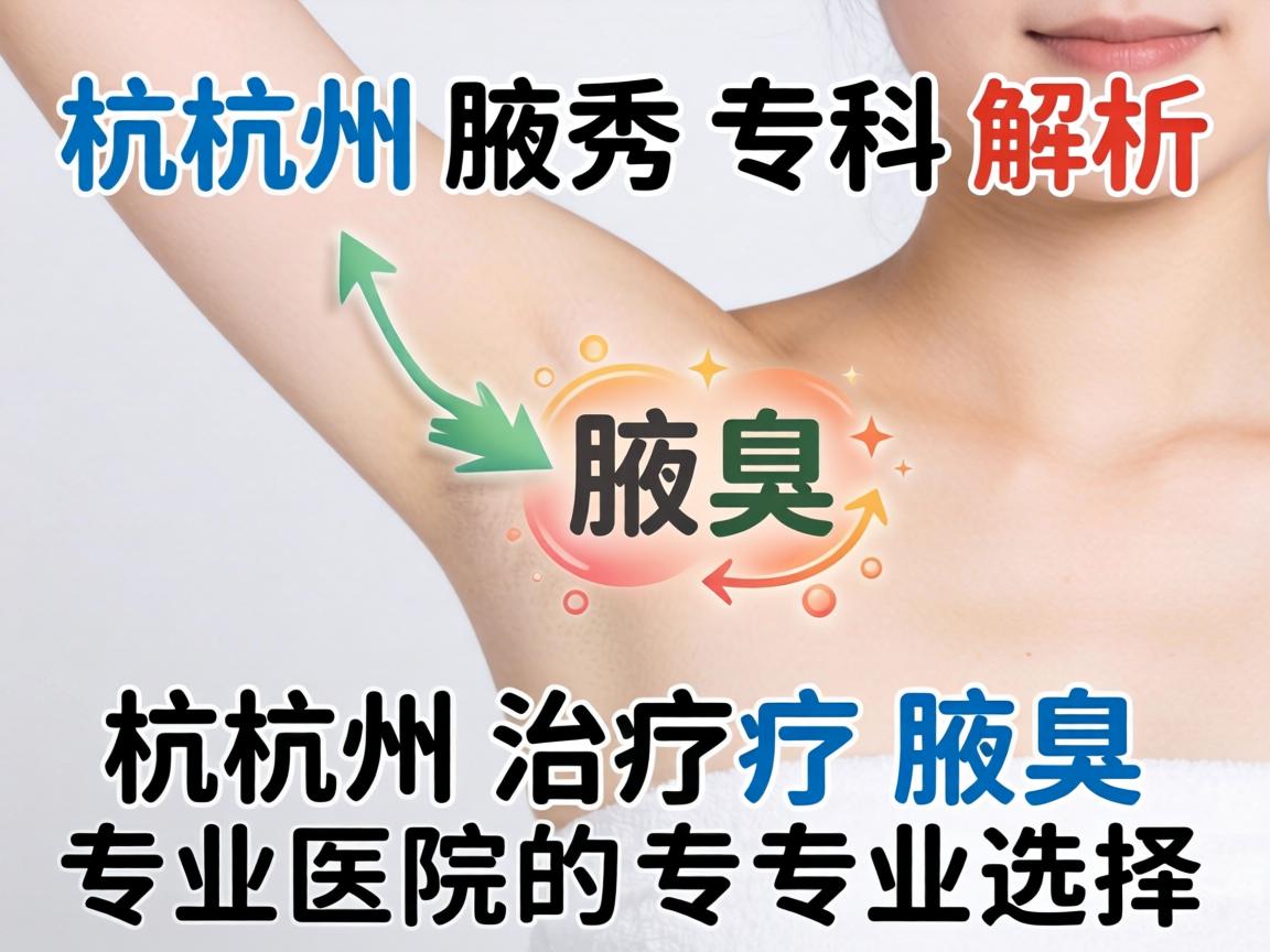 杭州腋秀专科解析,杭州治疗腋臭专业医院的专业选择 杭州腋秀专科解析,杭州治疗腋臭专业医院的专业选择