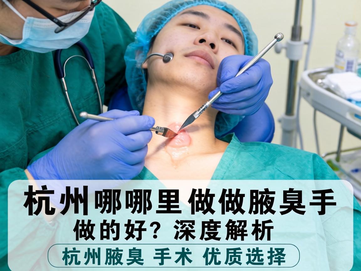 杭州哪里做腋臭手术做的好?深度解析杭州腋臭手术优质选择 杭州哪里做腋臭手术做的好?深度解析杭州腋臭手术优质选择