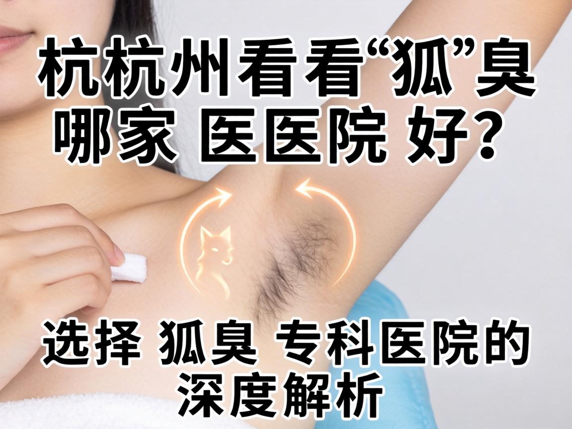 杭州看狐臭哪家医院好？选择狐臭专科医院的深度解析