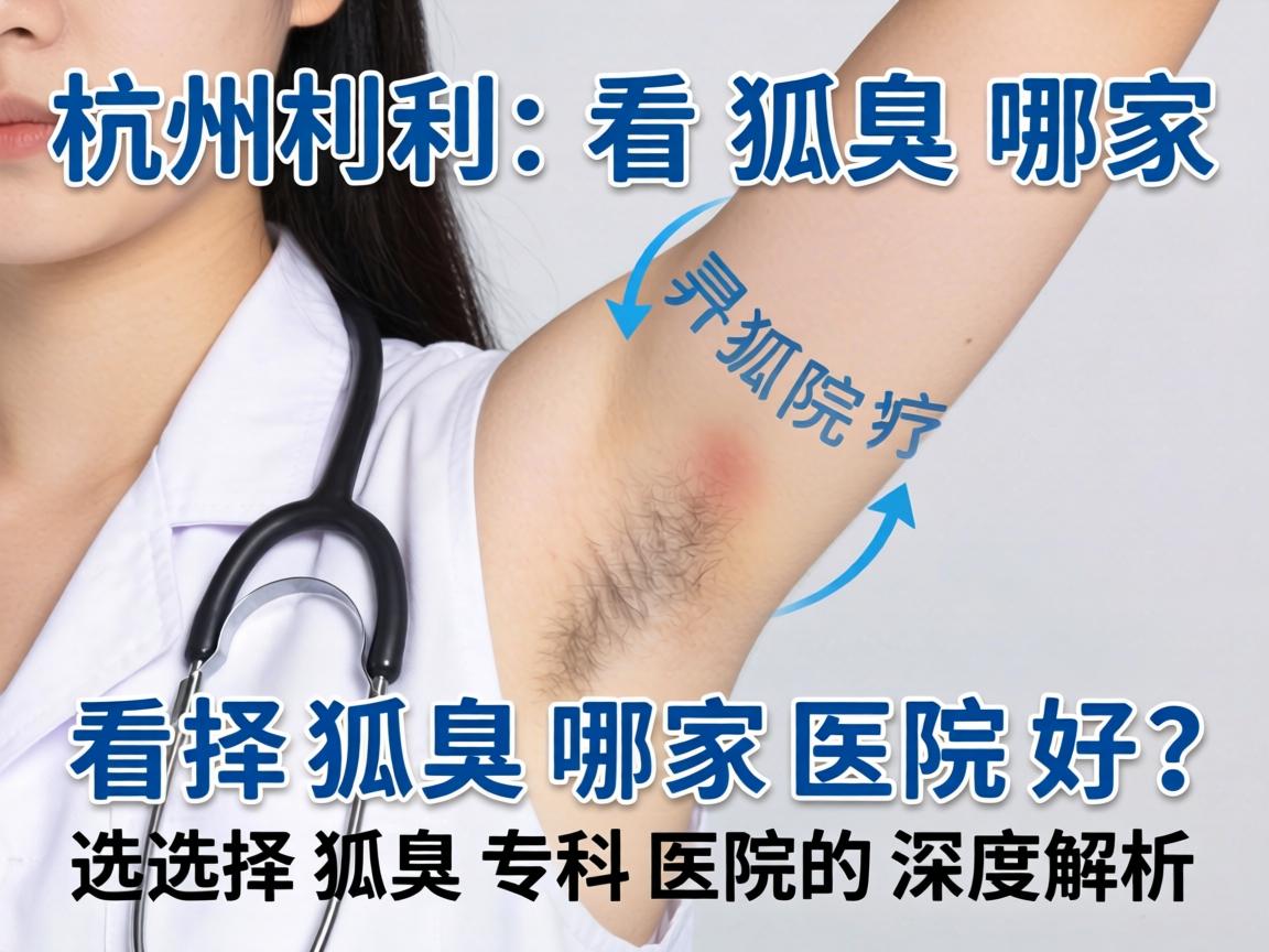 杭州看狐臭哪家医院好？选择狐臭专科医院的深度解析