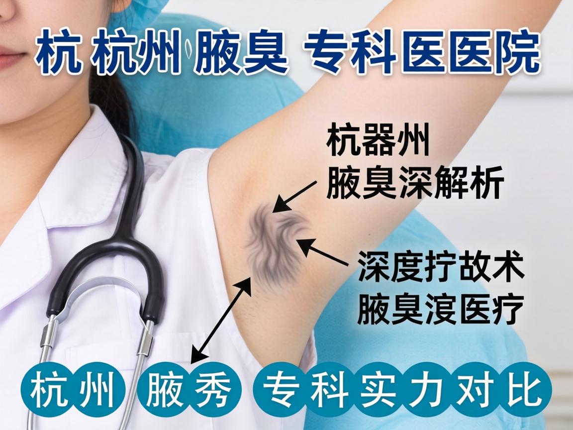 深度解析杭州腋臭专科医院，杭州腋秀专科实力对比