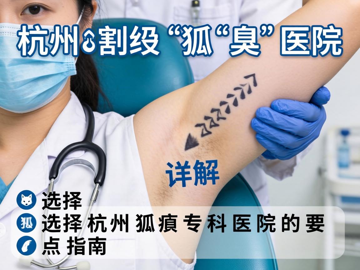 杭州割狐臭医院详解,选择杭州狐臭专科医院的要点指南 杭州割狐臭医院详解,选择杭州狐臭专科医院的要点指南