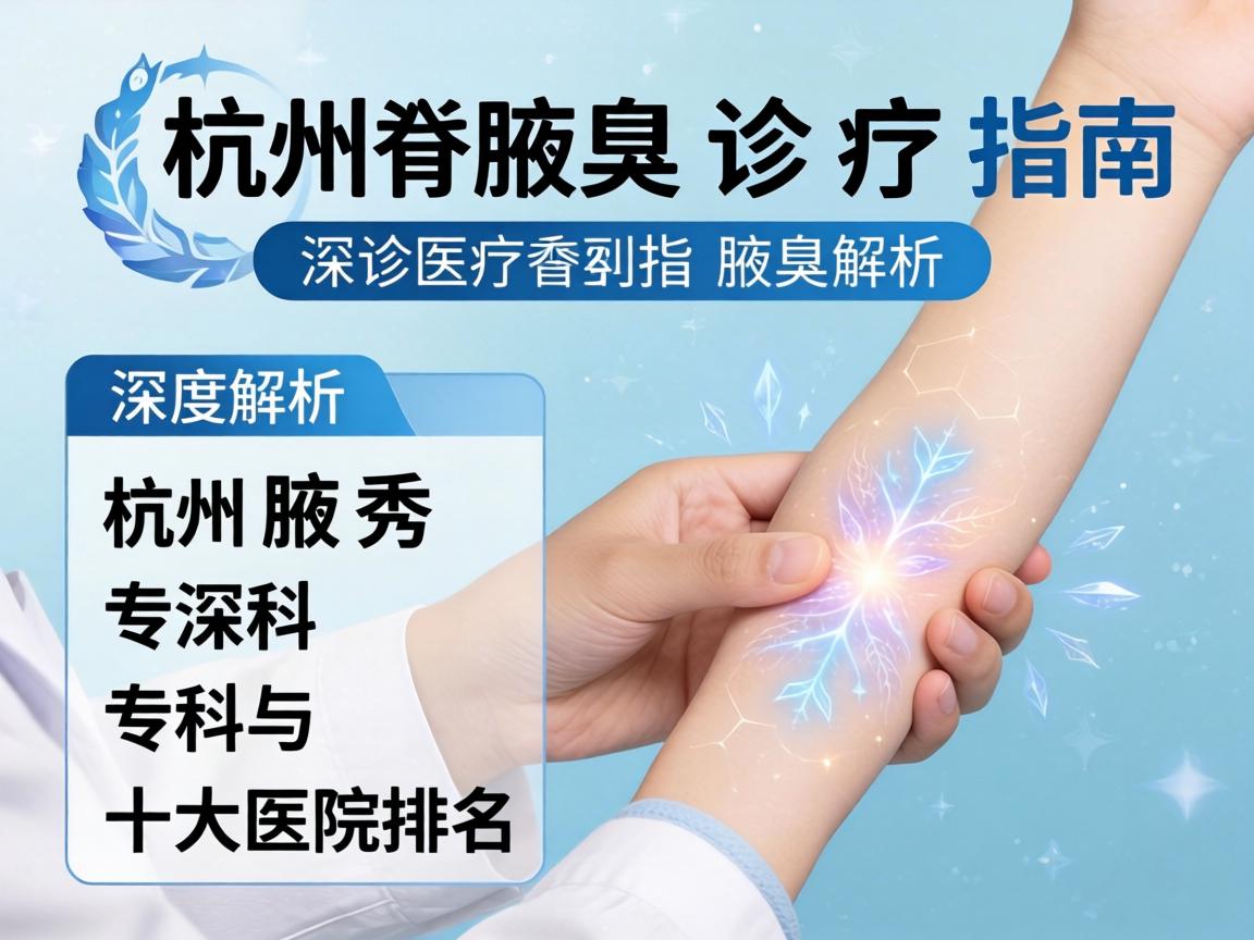 杭州腋臭诊疗指南，深度解析杭州腋秀专科与十大医院排名
