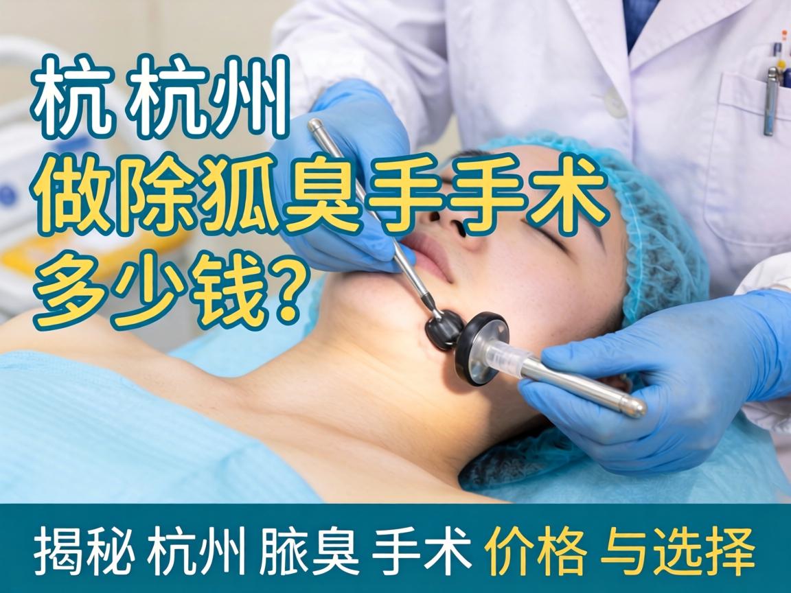 杭州做除狐臭手术多少钱?揭秘杭州腋臭手术价格与选择 杭州做除狐臭手术多少钱?揭秘杭州腋臭手术价格与选择