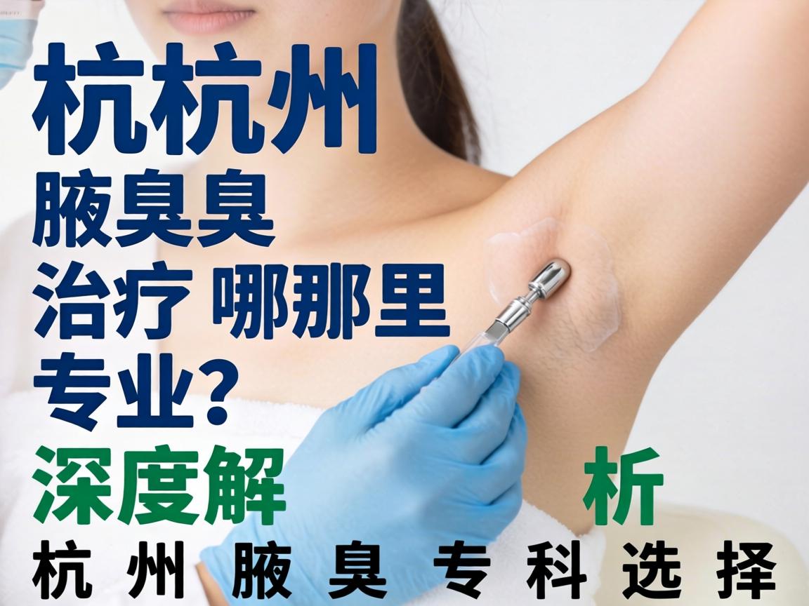 杭州腋臭治疗哪里专业？深度解析杭州腋臭专科选择