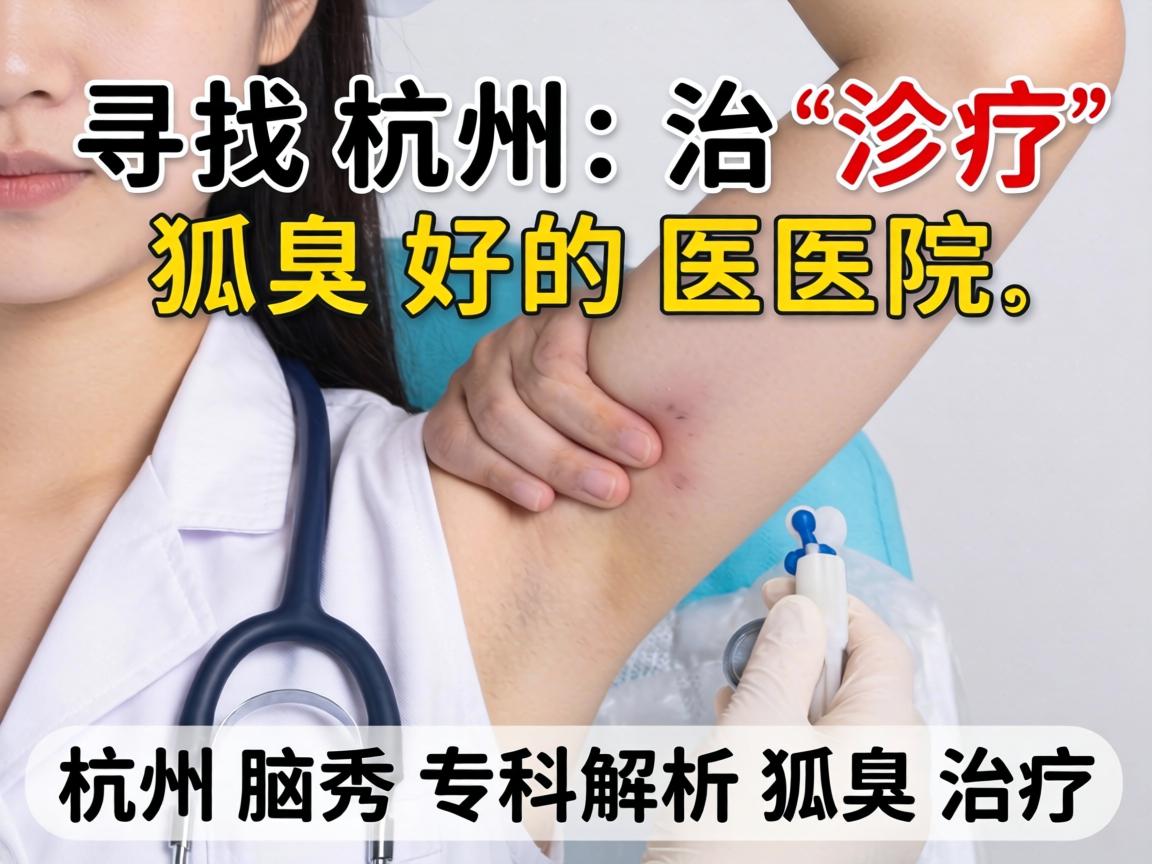 寻找杭州治疗狐臭好的医院，杭州腋秀专科解析狐臭治疗
